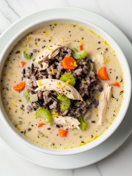 Creamy Chicken and Wild Rice Soup Recipe