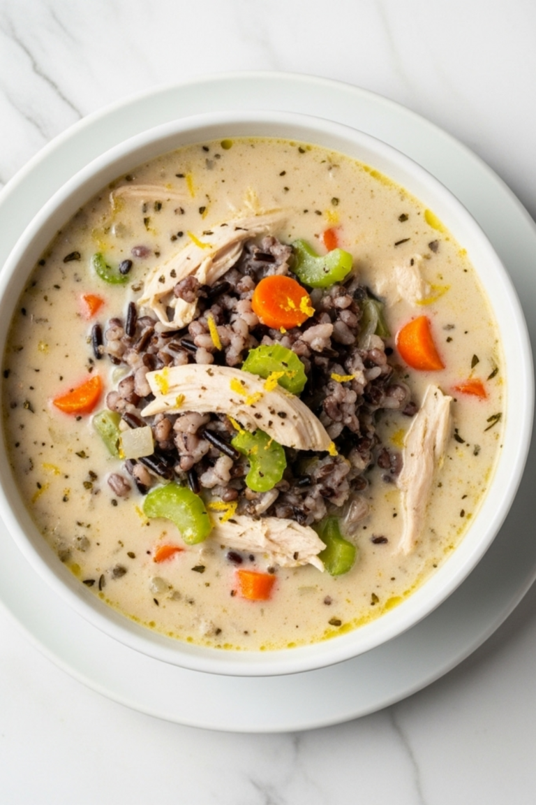 Creamy Chicken and Wild Rice Soup Recipe