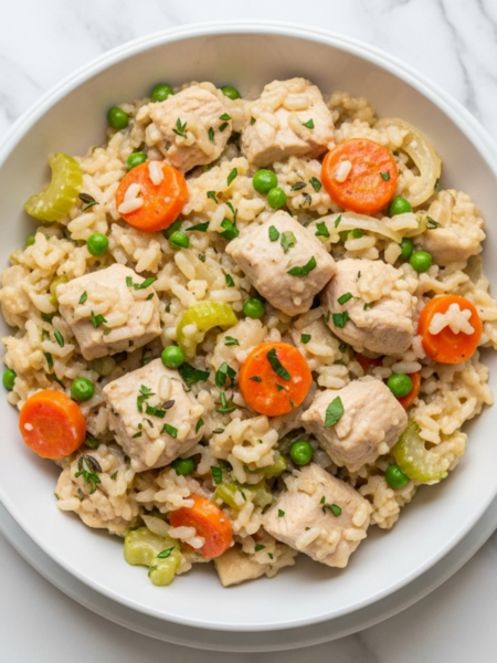 creamy chicken and rice Recipe