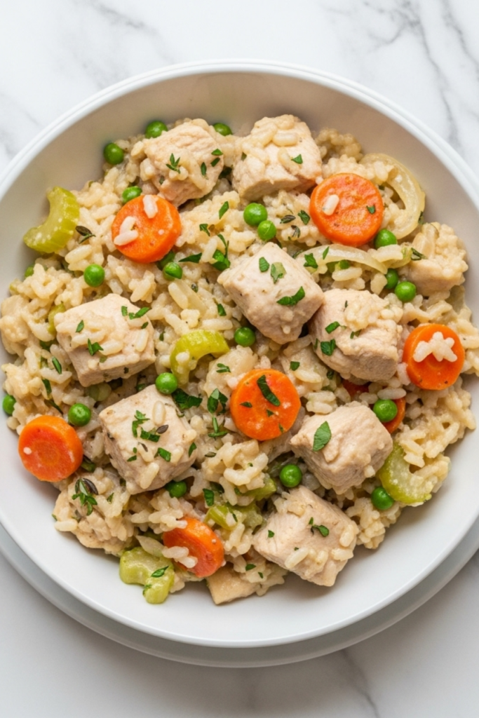 creamy chicken and rice Recipe