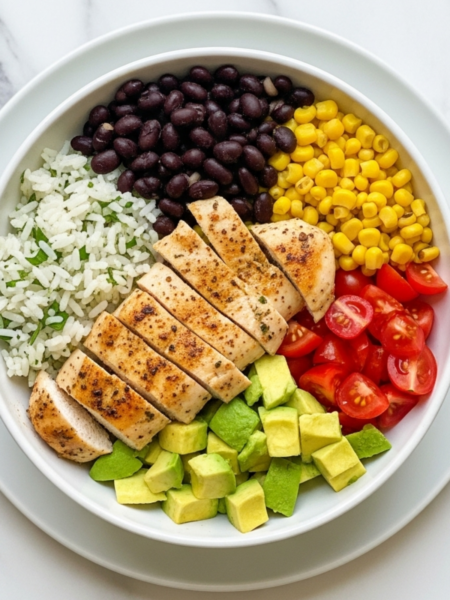 Chicken Burrito Bowls Recipe